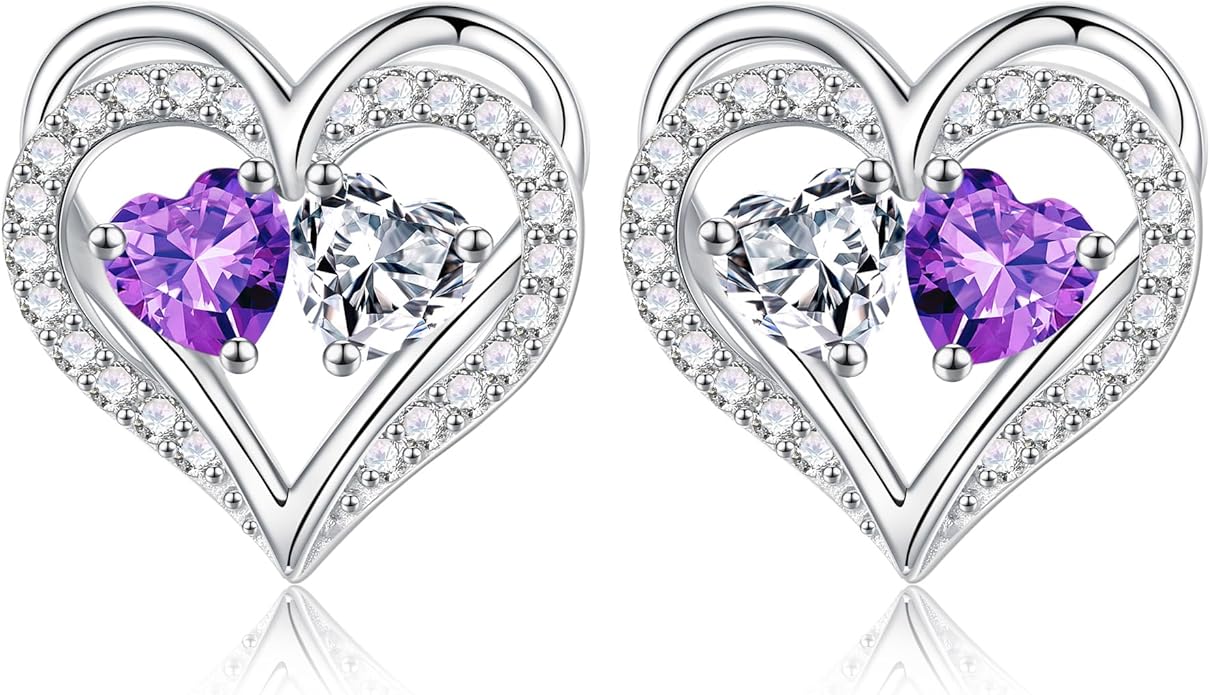 Moosea Heart Drop Earrings