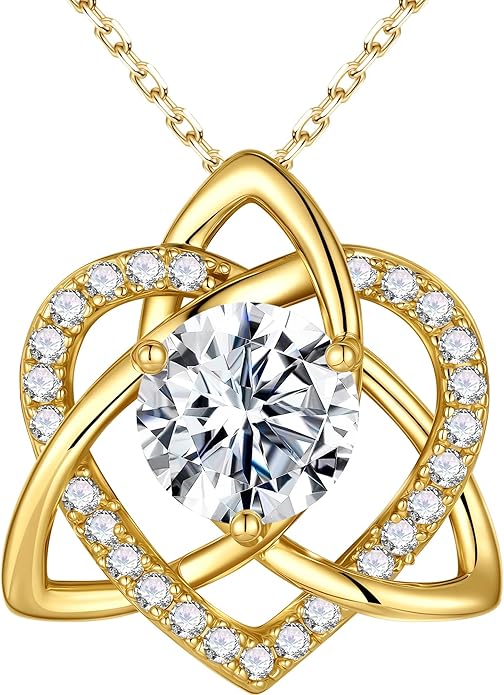 Moosea Celtic Knot Pendant Necklace